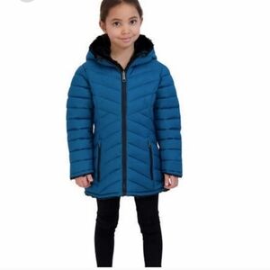 Steve Madden Youth Reversible Parka nwt